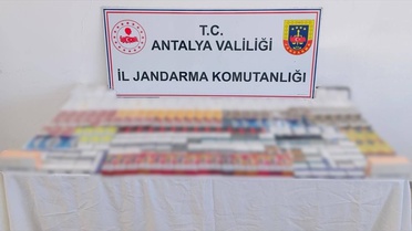 Kemer'de Kaçak Tütün Operasyonu