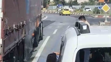 Lüleburgaz'da Tır Yangını Kontrol Altına Alındı