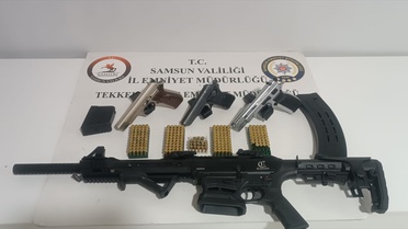 Samsun'da Ruhsatsız Silah Operasyonu