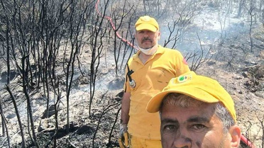 Şuhut Orman Ekiplerinden Muğla'daki Yangınla Mücadele