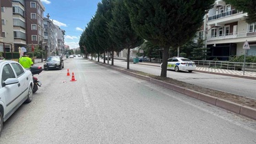 Tavşanlı'da Motosiklet Kazası: Sürücü Yaralı