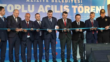 Bakan Çiftçi Aziziye’de toplu açılışlara katıldı