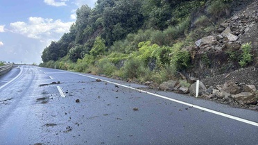 Zonguldak-Düzce Yolunda Heyelan