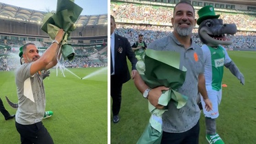 Bursaspor tribünlerinden Arda Turan'a sevgi seli! Tüm stat o sesle inledi