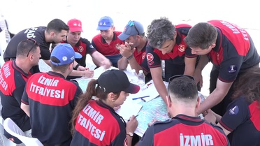 İzmir İtfaiyesi personeli afetlere karşı özel eğitime alındı