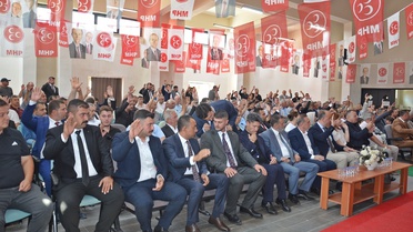 MHP Gelibolu'da Başkanlığa Murat Şarlak Yeniden Seçildi