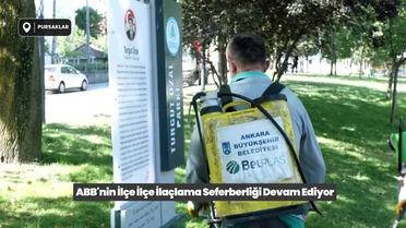 Ankara Büyükşehir Belediyesi’nin ilaçlama seferberliği ilçe ilçe devam ediyor