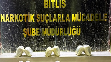 Bitlis'te 8 kg uyuşturucu ele geçirildi