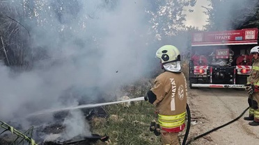 Defne'de Sazlık Yangını Kontrol Altına Alındı