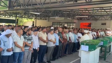 Boğulan Aile Fertleri Defnedildi
