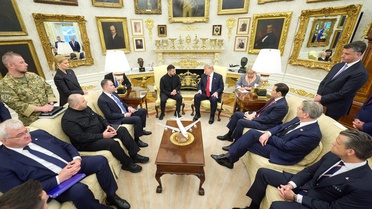 Trump ve Zelenskiy Beyaz Saray'da Görüştü