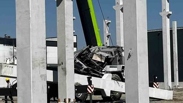 Akyurt'ta Vinç Kazası: Operatör Kurtuldu