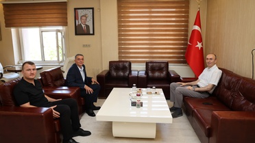 Şehzadeler Belediye Başkanı Şimşek’ten Kaymakam Yazar’a 'hayırlı olsun' ziyareti
