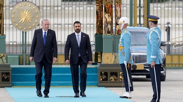 Erdoğan, Irak Başbakanı Zeydi'yi resmi törenle karşıladı