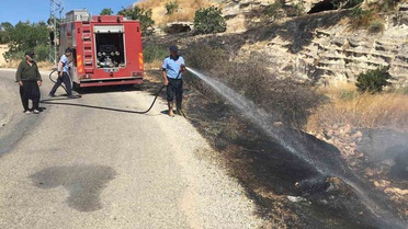 Nizip'te fıstık tarlası yangını: Bir kişi ölü bulundu
