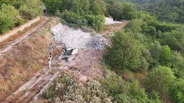 Bolu'da Ruhsatsız Lojman Yıkıldı