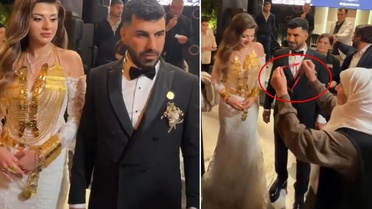 Kayınvalidenin geline taktığı hediye düğüne damga vurdu
