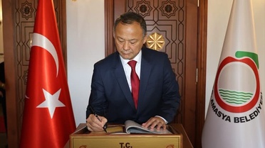Kırgızistan Büyükelçisi Amasya'da Ziyaret Gerçekleştirdi