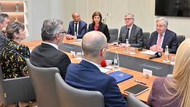 Erhürman ve Guterres'ten Kıbrıs Görüşmesi