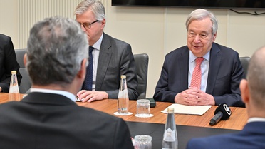 Guterres KKTC Cumhurbaşkanı Erhürman ile Görüştü