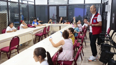 Konaklı çocuklara afet farkındalık atölyesi