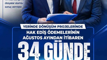 Malatya'da Hak Ediş Ödemeleri Hızlanıyor