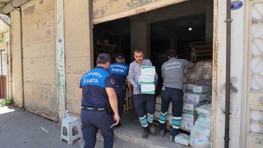 Şahinbey Belediyesi’nden sahte etiket operasyonu