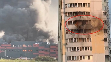 Savaşta bir ilk! Başkenti 390'dan fazla İHA ile cehenneme çevirdiler