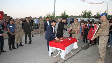 Malazgirt'te şehit binbaşı anıldı