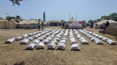 Türk Kızılay, Sudan'da Gıda Yardımı Dağıttı