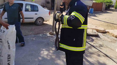 Bismil'de Yatak Odasında Yılan Panik Yaratıldı