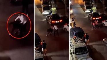 Ambulansa yol vermek isteyen tır şoförüne dehşeti yaşattılar