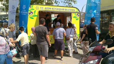 Aydın Büyükşehir’den limonata ikramı
