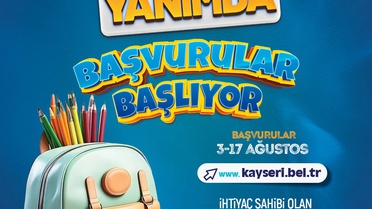 Başkan Büyükkılıç’tan öğrencilere 5 bin TL’lik kırtasiye-beslenme desteği: başvurular 3 Ağustos’ta