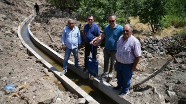 Büyükşehir’den Yeşilhisar’da 7 milyon TL’lik çevreci sulama kanalı projesi