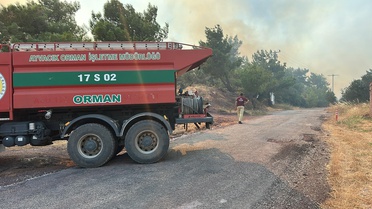 Çanakkale'de Yangın: Havadan ve Karadan Mücadele