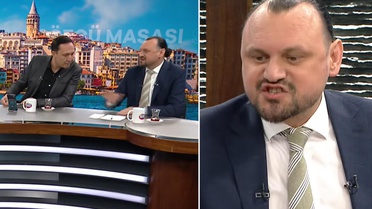 Canlı yayında stüdyoyu terk etti! Hakaretler havada uçuştu