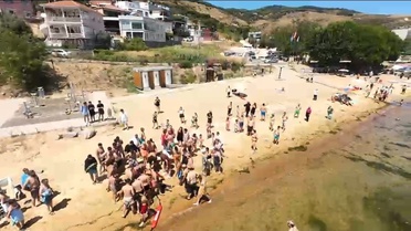 Denizde dronla yeri belirlenip kurtarılan genç, hastanede hayatını kaybetti