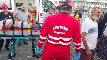 Dörtyol'da Cip ile Motosiklet Çarpıştı