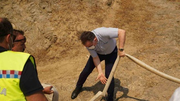 Altınoluk'ta Orman Yangınına Müdahale