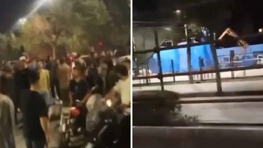 İran'da polisleri öldüren iki kişi binlerce kişinin gözü önünde idam edildi