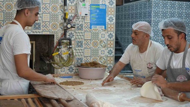 Gaziantep'te Sıcaklara Rağmen Lahmacun Ustaları Çalışıyor