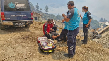 Muğla'da orman yangını