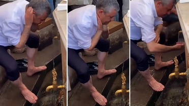Özgür Özel'in abdest görüntüsü büyük tartışma yarattı