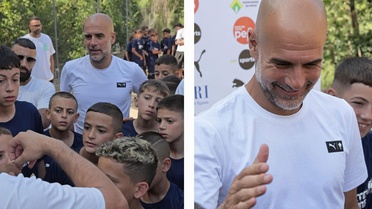 Pep Guardiola'dan Filistinli çocuklara anlamlı destek