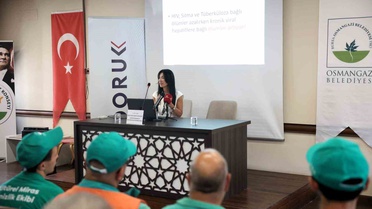 Temizlik işçilerine 'Hepatit B' eğitimi