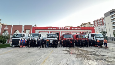 Konya İtfaiyesi Antalya'ya Yangın İçin Gönderildi