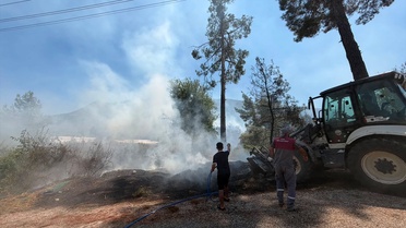 Kaş'ta Orman Yangını