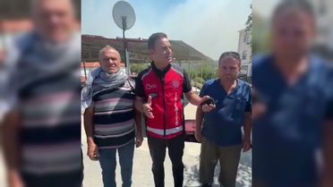 Balıkesir Gömeç’te orman yangını... Ahmet Akın: “En önemli çalışma yangının kontrol altına alınması”