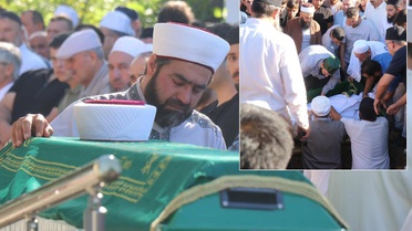 İmam babanın en zor görevi! Askerlik çağındaki oğlunun cenaze namazını kıldırdı